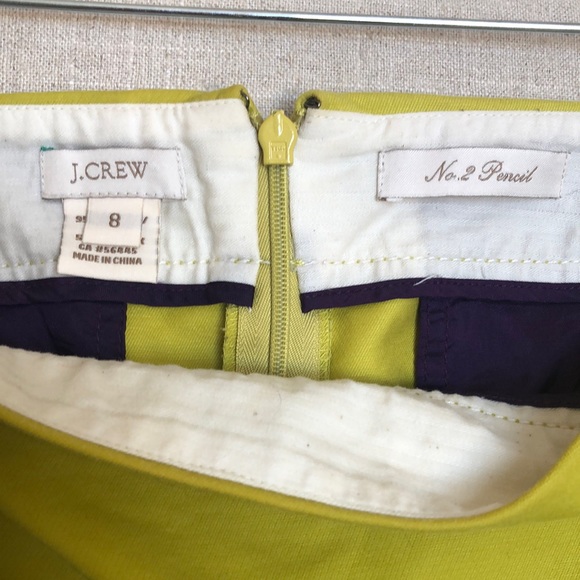 J Crew No. 2 pencil skirt in stretch cotton - Picture 4 of 6